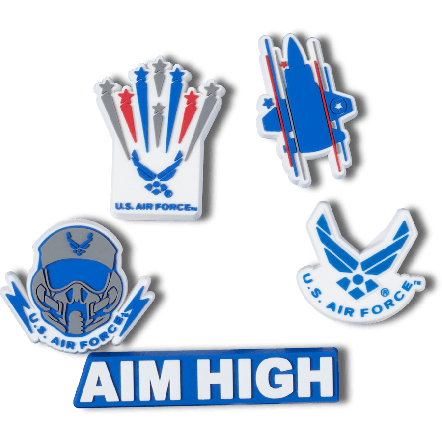 Crocs - Armed Forces US Air Force 5Pck Jibbitz Shoe Charm