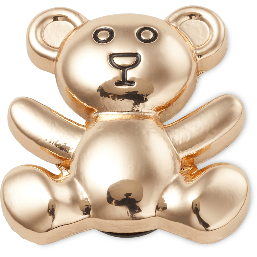 Crocs - Gold Teddy Bear Jibbitz Shoe Charm