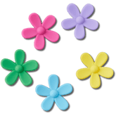 Crocs - Flower Power 5 Pack Jibbitz™ charms