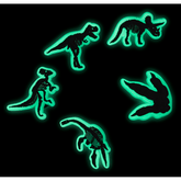 Crocs - Glow In The Dark Dino 5 Pack Jibbitz Shoe Charm
