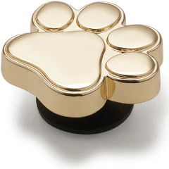 Crocs - Gold Dog Paw Jibbitz™ charms