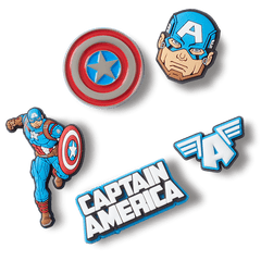 Crocs - Captain America 5 Pack Jibbitz™ charms