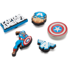Crocs - Captain America 5 Pack Jibbitz™ charms