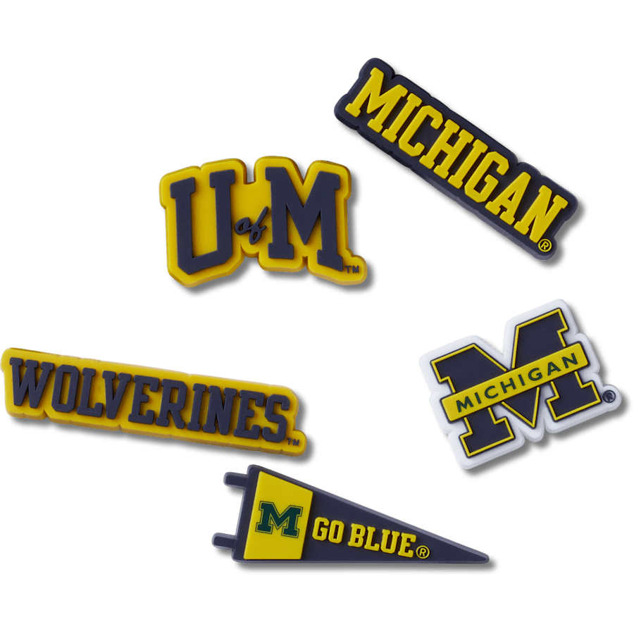 Crocs - University of Michigan 5 Pack Jibbitz™ charms