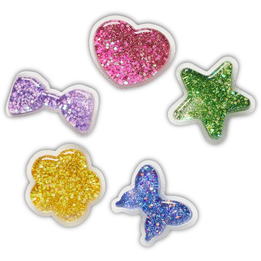 Crocs - UV Changing Squish 5 Pack Jibbitz™ charms