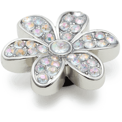 Crocs - Silver Mnchrm Daisy 1 Jibbitz™ charms