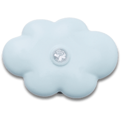Crocs - Blue Flower With Crystal Jibbitz™ charms
