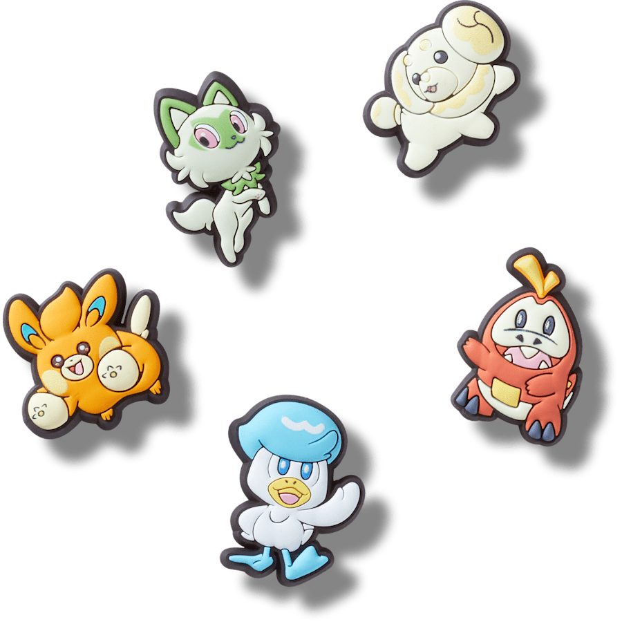 Crocs - Pokemon Paldea 5 Pack Jibbitz™ charms