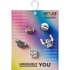 Crocs - Football Team 5 Pack Jibbitz™ charms