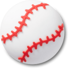 Crocs - Textured Baseball Jibbitz™ charms