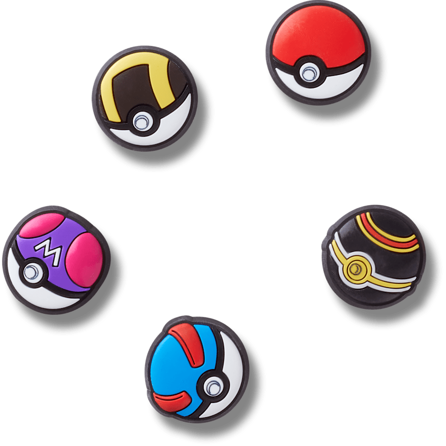 Crocs - Poke Ball 5 Pack Jibbitz™ charms