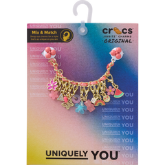 Crocs - Pink Adjustable Charm Chain Jibbitz™ charms