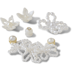 Crocs - White Pearl Beaded 5 Pack Jibbitz™ charms