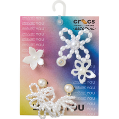 Crocs - White Pearl Beaded 5 Pack Jibbitz™ charms