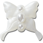 Crocs - Meta Jelly White Butterfly Jibbitz™ charms