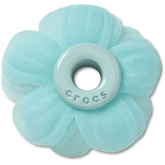 Crocs - Blue Chiffon Grommet Jibbitz™ charms