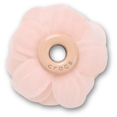 Crocs - Pink Chiffon Grommet Jibbitz™ charms