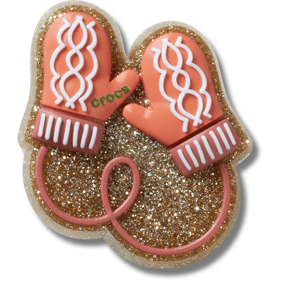 Crocs - Glitter Pink Mittens Jibbitz™ charms