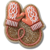 Crocs - Glitter Pink Mittens Jibbitz™ charms