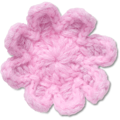 Crocs - Crochet Light Pink Flower Jibbitz™ charms