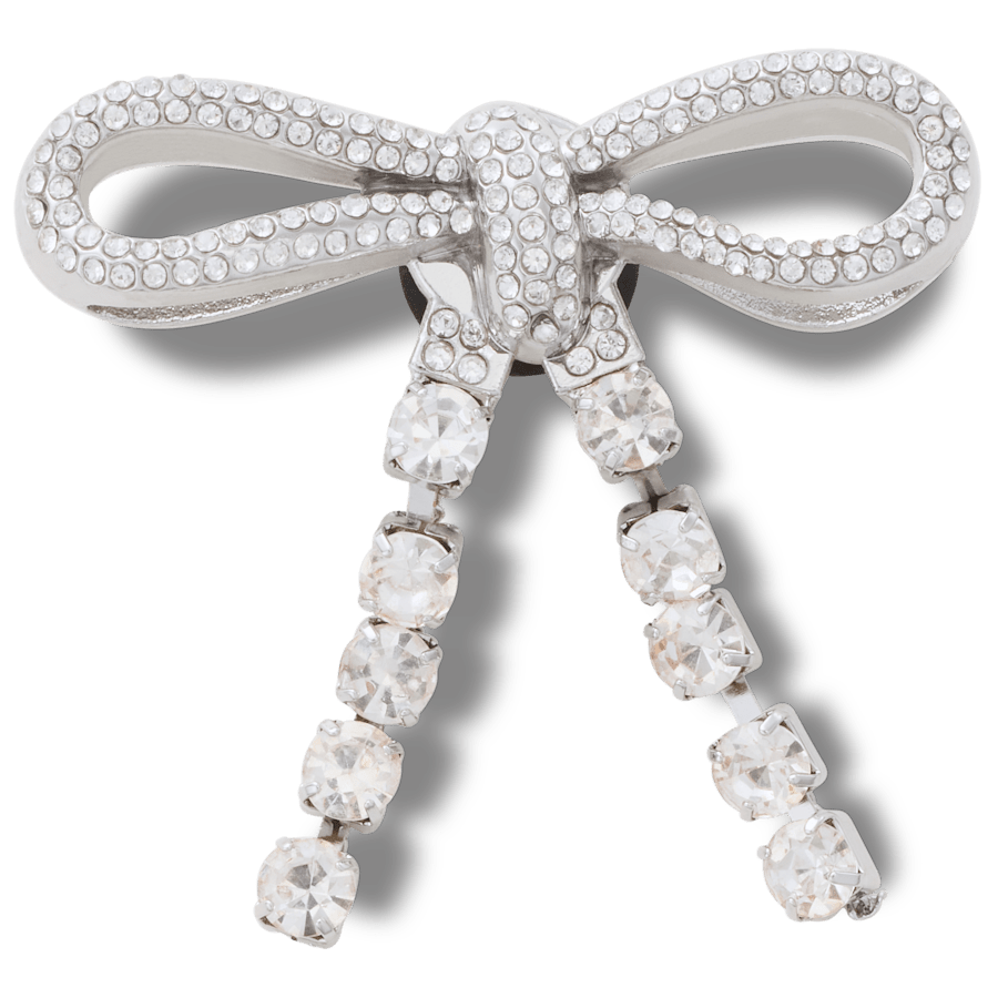 Crocs - Silver Gem Bow Jibbitz™ charms