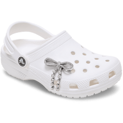 Crocs - Silver Gem Bow Jibbitz™ charms