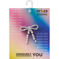 Crocs - Silver Gem Bow Jibbitz™ charms