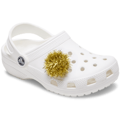 Crocs - Gold Tinsel Pom Jibbitz™ charms