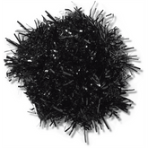 Crocs - Black Tinsel Pom Jibbitz™ charms