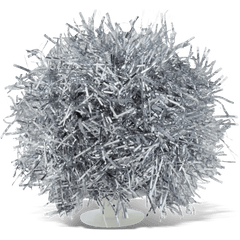 Crocs - Silver Tinsel Pom Jibbitz™ charms