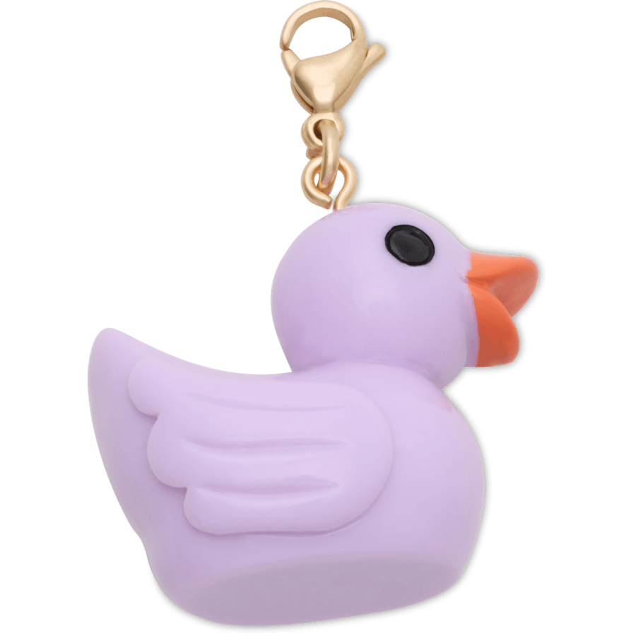Crocs - Purple Rubber Duck Charm Jibbitz Shoe Charm