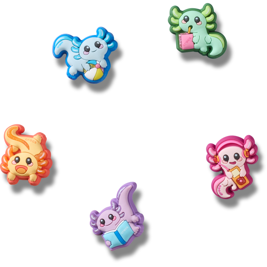 Crocs - Tiny Axolotls 5 Pack Jibbitz™ charms