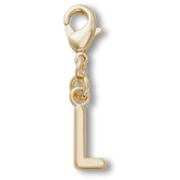 Crocs - Gold Letter L Charm Jibbitz™ charms
