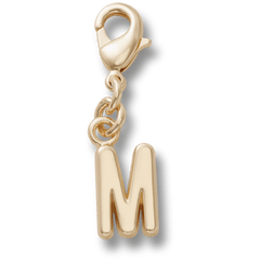Crocs - Gold Letter M Charm Jibbitz™ charms