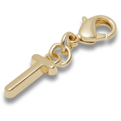 Crocs - Gold Letter T Charm Jibbitz™ charms