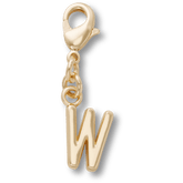 Crocs - Gold Letter W Charm Jibbitz™ charms