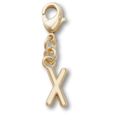 Crocs - Gold Letter X Charm Jibbitz™ charms