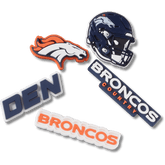 Crocs - NFL Denver Broncos 5 Pack Jibbitz Shoe Charm