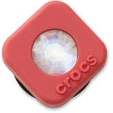 Crocs - Red Square PVC SMT Gem Jibbitz™ charms
