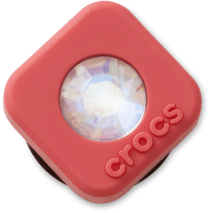 Crocs - Red Square PVC SMT Gem Jibbitz™ charms