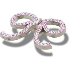 Crocs - Pink Glittery Bow Jibbitz™ charms