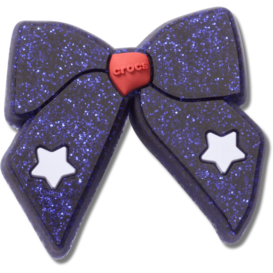 Crocs - Glittery Blue Bow Jibbitz™ charms