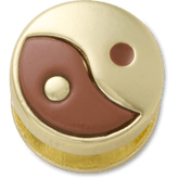 Crocs - Brown Yin Yang Icon Jibbitz™ charms