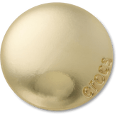 Crocs - Large Gold Circle Stud Jibbitz™ charms