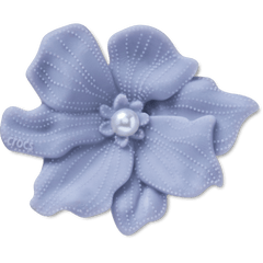Crocs - Periwinkle Flower with Pearl Jibbitz™ charms