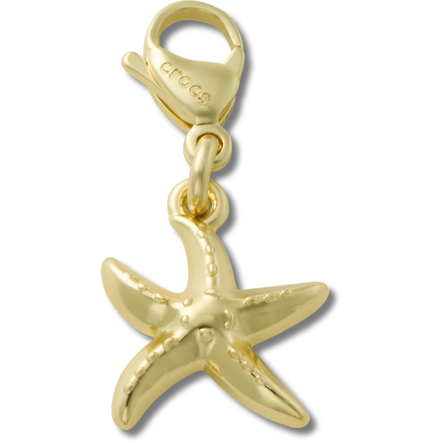 Crocs - Gold Starfish Charm Jibbitz charm