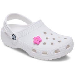 Crocs - Bright Pink Flower With Gem Jibbitz™ charms