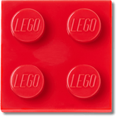 Crocs - LEGO® Red Tile 2x2 Jibbitz™ charms