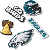 Crocs - NFL Philadelphia Eagles 5 Pack Jibbitz Shoe Charm