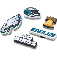 Crocs - NFL Philadelphia Eagles 5 Pack Jibbitz Shoe Charm